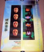 PINK FLOYD U.K. RECORD COMPANY PROMO POSTER "IS THERE ANYBODY OUT THERE" LP 2000