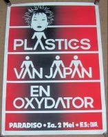 PLASTICS VAN JAPAN EN OXYDATOR CONCERT POSTER SAT 2nd MAY 1981 PARADISO HOLLAND 