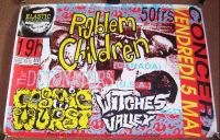 PROBLEM CHILDREN THE DETONATORS COSMIC WURST WITCHES VALLEY CONCERT POSTER FRANCE 1989