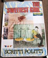 SCRITTI POLITTI U.K. RECORD COMPANY PROMO POSTER "THE SWEETEST GIRL" SINGLE 1981