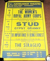 STUD SUPERB CONCERT POSTER SATURDAY 4th MARCH 1972 HAYMARKET THEATRE BASINGSTOKE