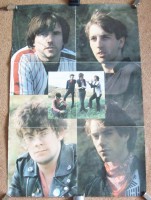 STIFF LITTLE FINGERS RECORD COMPANY PROMO POSTER FOR THE "NOW THEN" ALBUM 1982