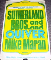 SUTHERLAND BROTHERS & QUIVER MIKE MARAN CONCERT POSTER SAT 8th DEC 1973 BRADFORD