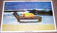 10 CC REALLY FABULOUS FRENCH INSERT POSTER FOR THE  ‘LOOK HEAR’ ALBUM IN 1980