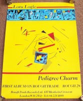 X-RAY SPEX LORA LOGIC UK REC COM PROMO POSTER "PEDIGREE CHARM" DEBUT ALBUM 1982