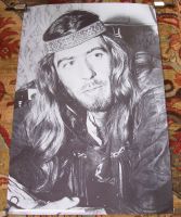 JOHN MAYALL SUPERB BLACK AND WHITE U.K. PERSONALITY POSTER SPLASH A.179 1969