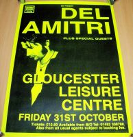 DEL AMITRI CONCERT POSTER FRIDAY 31st OCTOBER 2003 GLOUCESTER LEISURE CENTRE UK