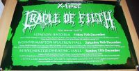 CRADLE OF FILTH EXTREME METAL STUNNING RARE U.K. CONCERTS POSTER DECEMBER 2000