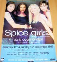 SPICE GIRLS STUNNING CONCERT POSTER EARLS COURT LONDON DECEMBER 11th & 12th 1999