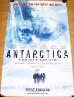 ANTARCTICA STUNNING RARE PROMO POSTER FOR THE SAVOY THEATRE LONDON IN 2001
