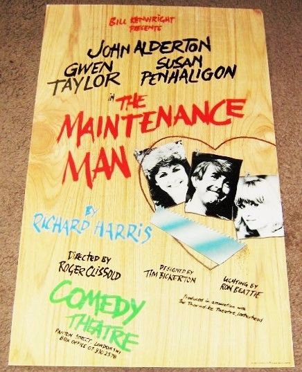 THE MAINTENANCE MAN JOHN ALDERTON GWEN TAYLOR SUSAN PENHALIGON AUTOGRAPHED 