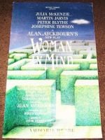 WOMAN IN MIND MARTIN JARVIS JULIA McKENZIE AUTOGRAPHED PROMO POSTER VAUEDVILLE THEATRE LONDON 1986