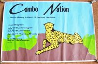 COMBO NATION SUPERB RARE PUNK ROCK BAND BRIGHTON-WORTHING TOUR POSTER JULY 1980