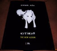 SIGUR ROS STUNNING U.K. RECORD COMPANY PROMO POSTER FOR THE 'KVEIKUR' ALBUM 2013