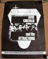 ELVIS COSTELLO UK REC COM PROMO POSTER 'I CAN'T STAND UP 'FALL DOWN' SINGLE 1980