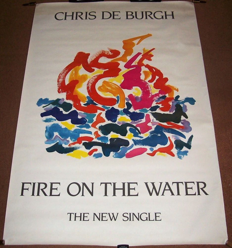 CHRIS DE BURGH U.K. RECORD COMPANY PROMO POSTER 