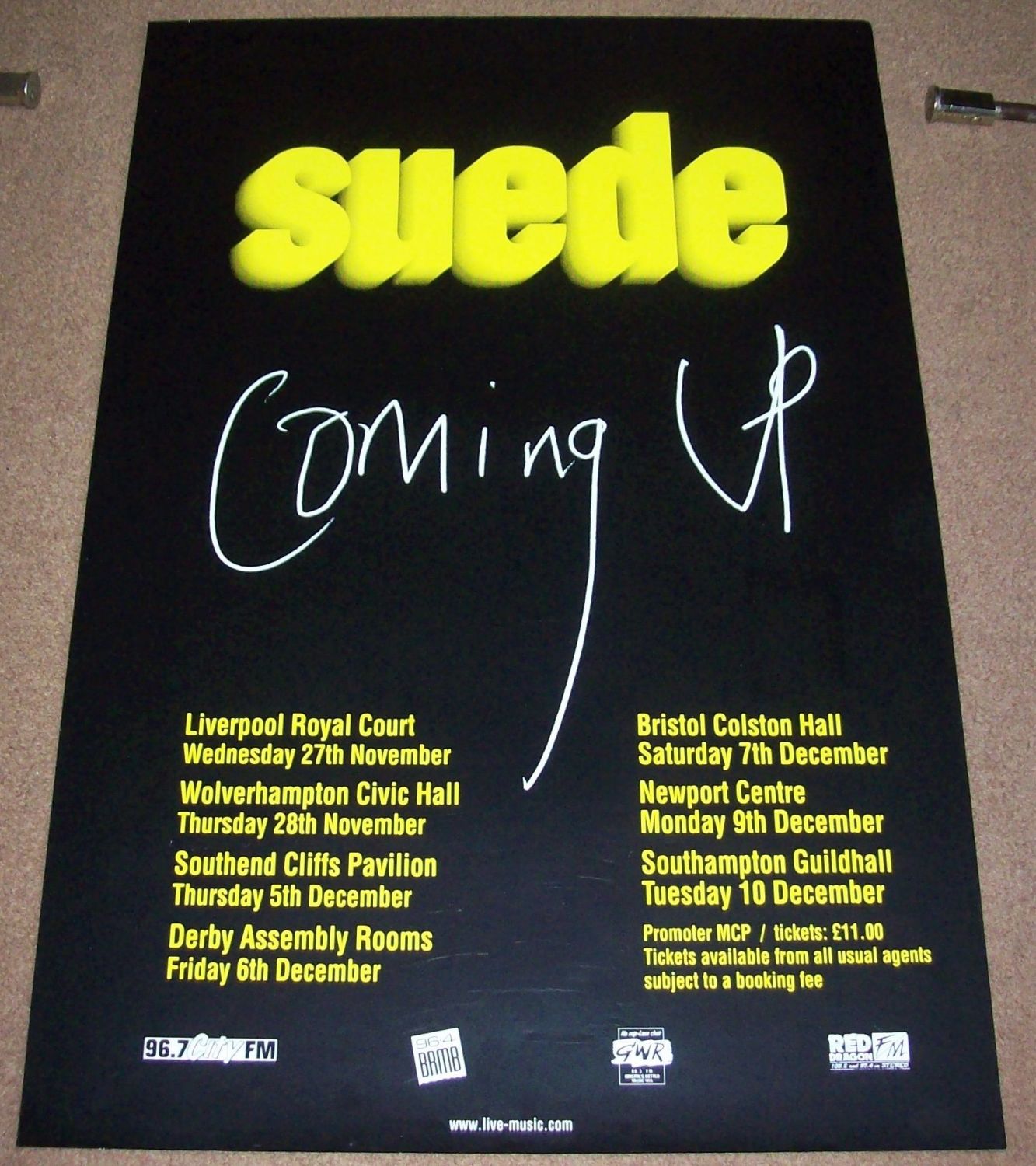 suede tour 1996