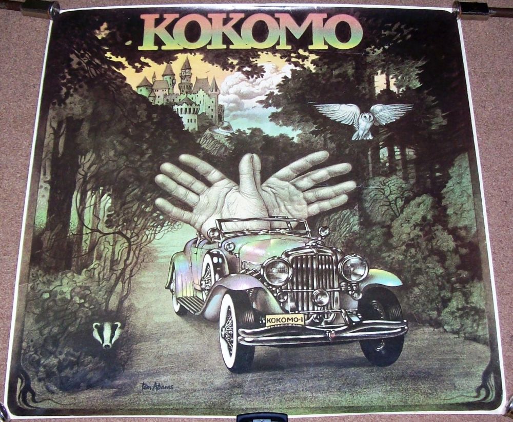 KOKOMO STUNNING U.K. RECORD COMPANY PROMO POSTER FOR 'KOKOMO' DEBUT ALBUM 1