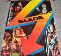 SLADE GLAM ROCK STUNNING RARE GERMAN RECORD COMPANY PROMO POSTER FROM 1973