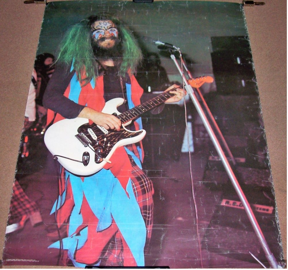 WIZARD ROY WOOD FABULOUS LIVE ON STAGE PERSONALITY POSTER 1973 CAT NUMBER 1