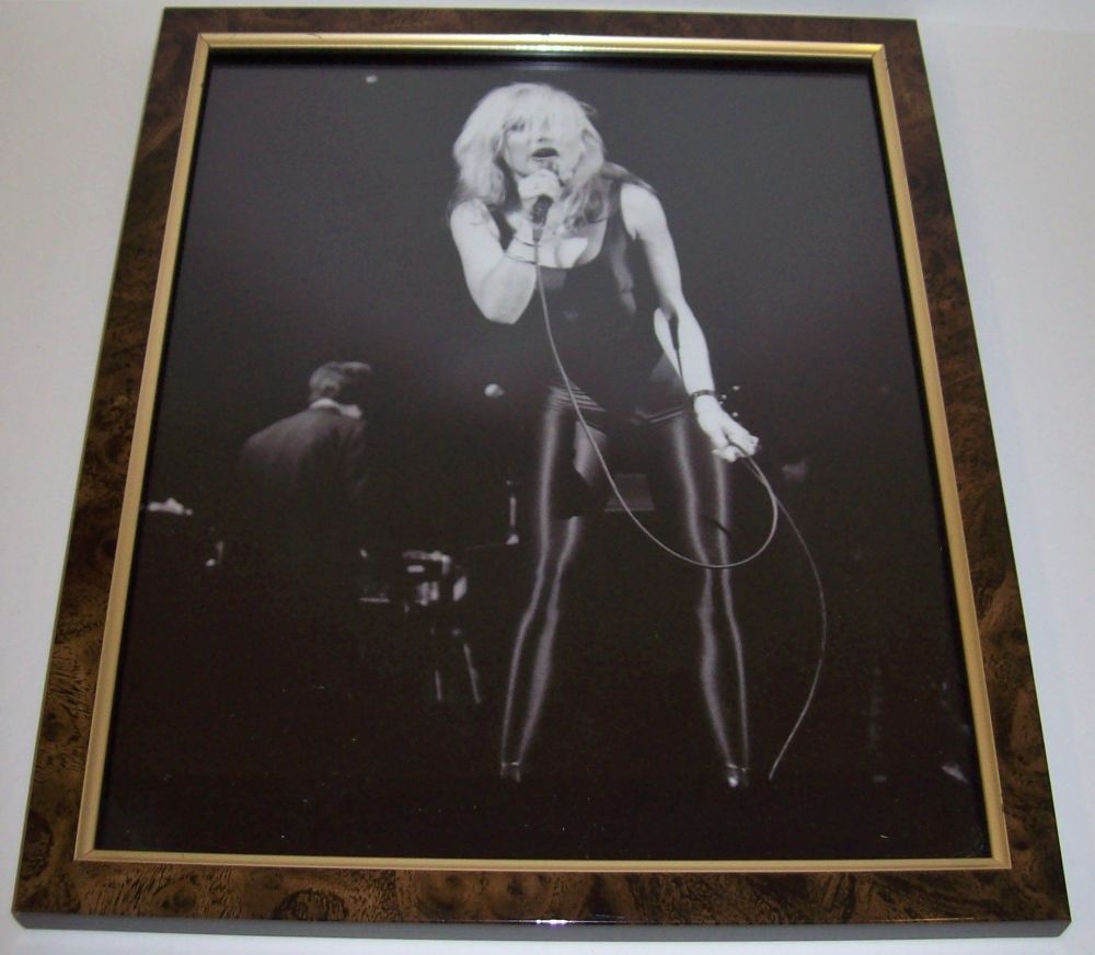 BLONDIE DEBBIE HARRY ABSOLUTELY STUNNING AND RARE FRAMED PHOTOGRAPH 