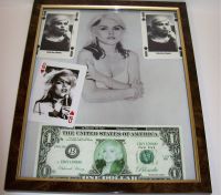 BLONDIE DEBBIE HARRY ABSOLUTELY STUNNING AND RARE FRAMED PHOTOGRAPH 