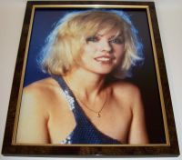 BLONDIE DEBBIE HARRY ABSOLUTELY STUNNING AND RARE FRAMED PHOTOGRAPH 
