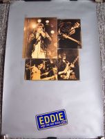 EDDIE AND THE HOTS RODS RECORD COMPANY PROMO POSTER 'LIVE AND RARE' ALBUM 1993