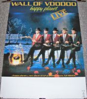 WALL OF VOODOO RARE UK REC COM PROMO TOUR BLANK POSTER 'HAPPY PLANET' ALBUM 1987