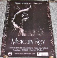 MERCURY REV STUNNING RARE CONCERT POSTER FRIDAY 28th NOVEMBER 2008 MADRID SPAIN