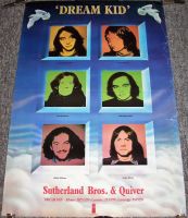 SUTHERLAND BROS. AND QUIVER U.K. RECORD COMPANY PROMO POSTER 'DREAM KID' ALBUM 1973