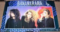 BANANARAMA RARE U.K. RECORD COMPANY SMALL PROMO POSTER 'BANANARAMA' ALBUM 1984 