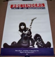 PRETENDERS UK RECORD COMPANY PROMO POSTER 'LAST OF THE INDEPENDENTS' ALBUM 1994