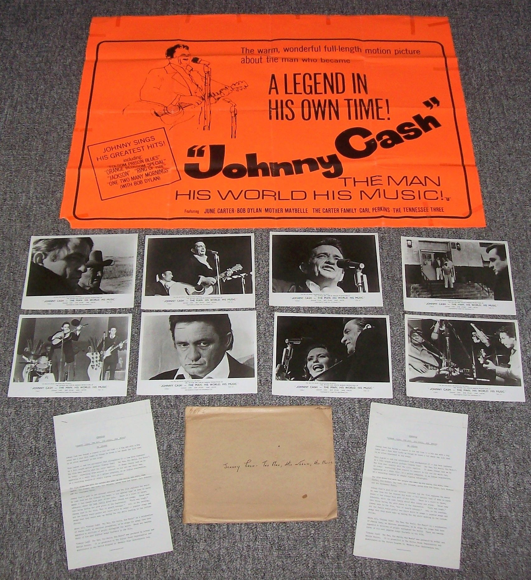 JOHNNY CASH U.K. PROMO FILM SET 1969