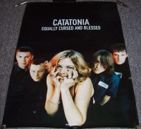 CATATONIA UK RECORD COMPANY PROMO POSTER "EQUALLY CURSED AND BLESSED" ALBUM 1999