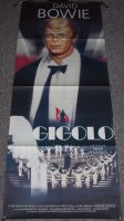 DAVID BOWIE MARLENE DIETRICH RARE FRENCH PANEL PROMO POSTER "GIGOLO" FILM 1978