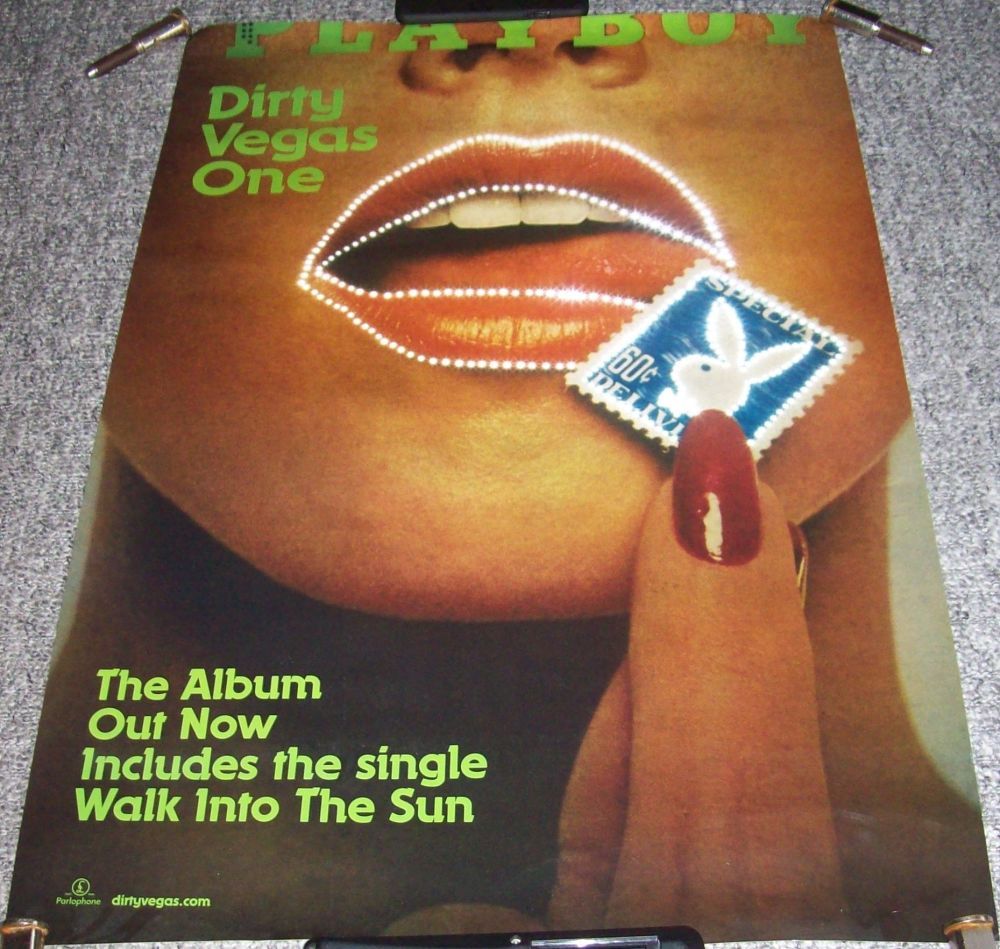 DIRTY VEGAS SUPERB U.K. RECORD COMPANY PROMO POSTER FOR THE ALBUM 