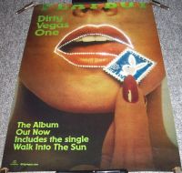 DIRTY VEGAS SUPERB U.K. RECORD COMPANY PROMO POSTER FOR THE ALBUM "ONE" IN  2004