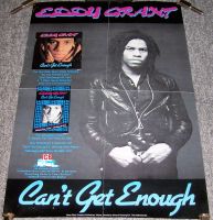EDDY GRANT RARE U.K. RECORD COMPANY PROMO POSTER "CAN'T GET ENOUGH" ALBUM 1981