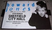 HOWARD JONES STUNNING CONCERT POSTER TUESDAY 17th MARCH 1987 SHEFFIELD CITY HALL