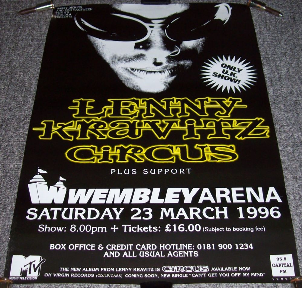 lenny kravitz 1996 tour