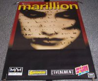 MARILLION STUNNING RARE FRENCH RECORD COMPANY PROMO POSTER 'BRAVE' ALBUM IN 1994