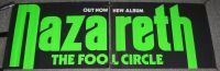 NAZARETH STUNNING RECORD COMPANY X 2 PROMO POSTERS "THE FOOL CIRCLE" ALBUM 1981