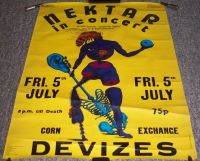 NEKTAR SUPERB CONCERT POSTER FRIDAY 5th JULY 1974 CORN EXCHANGE DEVIZES U.K.  