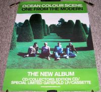 OCEAN COLOUR SCENE RECORD COMPANY PROMO POSTER "ONE FROM THE MODERN" ALBUM 1999