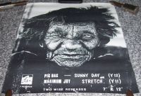 PIG BAG MAXIMUM JOY UK REC COM PROMO POSTER 'SUNNY DAY' & 'STRETCH' SINGLES 1981