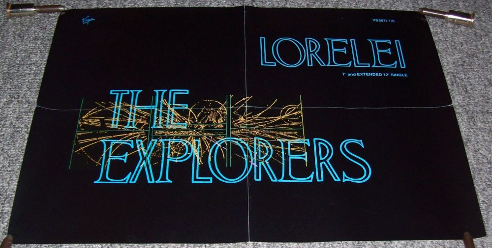 ROXY MUSIC THE EXPLORERS U.K. RECORD COMPANY PROMO POSTER 