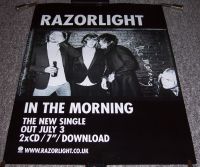 RAZORLIGHT UK REC COM PROMO POSTER ‘RAZORLIGHT’ LP ‘IN THE MORNING’ SINGLE 2006