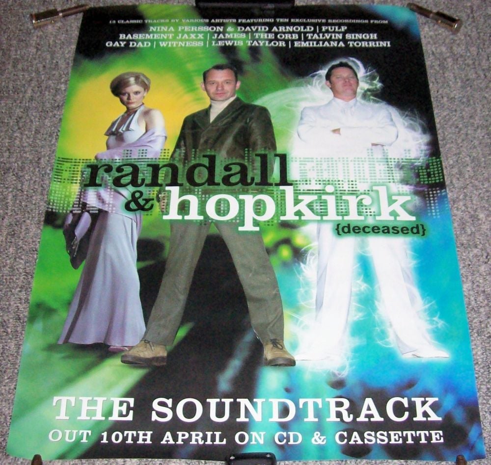 REEVES & MORTIMER PROMO POSTER SOUNDTRACK ALBUM RANDALL & HOPKIRK TV SHOW 2