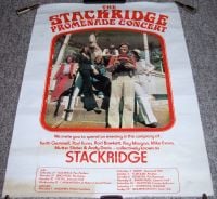 STACKRIDGE STUNNING RARE "PROMENADE CONCERT" U.K. TOUR PROMO POSTER 1974